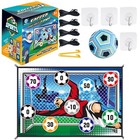 Toy Soccer Ball Game Set For   Indoor Outdoor Toss Soccer Goal Game