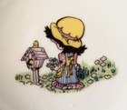 Vintage 15 Piece China Tea Set For Kids Adorable Girl Design  Missing Tea Lid