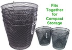 Two Eagle Claw Crawfish minnow Bait Traps- Vinyl Coated Metal- Tr601- Set Of 2 