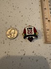 Kansas City Monarchs Buck O   neil Baseball Jersey  22 Official Hof Lapel Pin