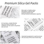 25 Packets 1g Silica Gel Desiccant Moisture Absorber - Reusable And Effective