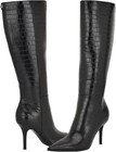 Guess Gressa Knee-high Boots Black Croc Us 7m