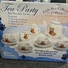 Vintage Baby Bear Tea Set Childs 13 Piece Miniature Porcelain New