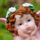 Pink Fairy Resin Figurine Sitting Angel Statue Garden Desktop Decor Gift