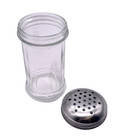 Winco G-103 Glass Sugar Shaker Pourer 12 Oz W  Stainless Steel Perforated Cap