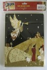 Christmas Greetings 16 Count Foil Holiday Cards With Envelopes  new 