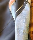 O neill Bahia Women s Sz 6 2 1mm Back Zip Long Sleeve Graphite desert Blue drift