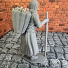 World War Civilian Woman Forest Forager Toy Soldier 3d 1 32 Scale Ww2 Figure