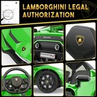 12v Kids Electric Car Licensed Lamborghini Ride On Car Toys With Remote Green