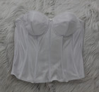 Dominique Juliette Satin Tricot Torsolette 8950 Corset Bridal Bra Buster 42b