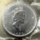 1999 Canada Elizabeth Ii 5 Dollars 9999 Silver Maple Leaf 1 Oz Coin  41