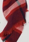 J  Jill Women s Tartan Plaid Fringed Winter Scarf Soft Scarf Nwt