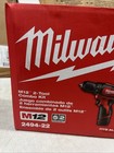 Milwaukee 2494-22 M12 Drill impact Combo Kit 2 Batteries charger