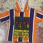Nos Vintage 90s Cross Colours Aop 2 Piece Kids Set Rare Hip Hop Streetwear Spike