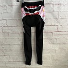 Realtoo Cycling Performance Pants Legging Woman L Black Flower  Zip Ankle Padded