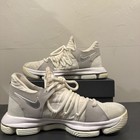 Nike Kd 9 Grey Silver Kevin Durant Basketball Shoes Sneakers Size 7y
