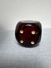 Vintage Cherry Bakelite Catalin Dice  45 9gr 34 5mm