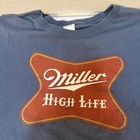 Miller High Life Beer Long Sleeve Crew Neck T-shirt Size Large