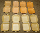 8 Vintage Mcdonalds Quarter Pounder  Big Mac Shell Styrofoam Containers