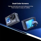 Action Camera 4k Dual Screen Snorkeling Sport Camera For Vlogging Travel Eis