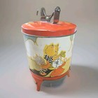 Vintage Tin Litho Ohio Art Toy Washing Machine Fern Bisel Peat Kittens 1930s