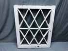 Antique Diamond Mission 20 Lite 24x30 Shabby White Window Sash Chic Vtg 450-26b