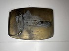 Vintage Stamped Brass Belt Buckle Bi-centennial 1776