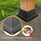 Deck Post Base Post Base Skirt 5 Pcs Post Support Flange 4 X 4   Base