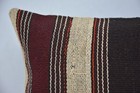 Home Decor Pillow  12 x24  Brown Cushion  Throw Pillow Cover  Knitted Cushion