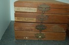 7 Boxes Kingsley Hot Foil Stamping  7-boxes  Machine Type Stamps Emblems Letters