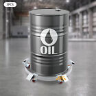 3-pieces 567kg Drum Dolly Barrel Dolly Carts Round Dolly Trolley W wheel 1250lbs