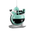 Foco Officially Licensed Wnba New York Liberty Santa s Sleigh Christmas Ornament