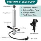 8  Keg Tap Pump - American D-system Beer Keg Tap  Party Beer Keg Hand Pump Ta   
