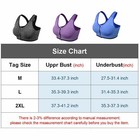 Women Stretch Sports Bra Running Gym Yoga Padded Fitness Workout Zipper Top Tank
