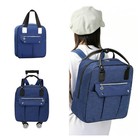 Rolling Underseat Carry On Luggage Wheeled Travel Backpack Bag Spinner Suitcase