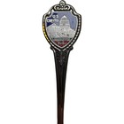 Vintage U s  Capitol Washington Dc Enamel Souvenir Spoon Silver Tone