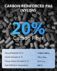 Jayo 4 1kg Black Pa6-cf Nylon Carbon Fiber Filament 1 75mm High Strength 209  c