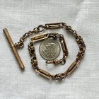 Victorian Antique Heavy Yellow Gold Filled 12    Pocket Watch Box Chain 26 3 Grams