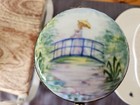 Antique Limoges French Trinket Box Peint Green Glass Bottle Collectors Pearl Cla
