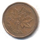 1984 Penny Queen Elizabeth Ii Cent Canada Canadian One Cent Coin  749