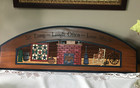 Vtg Primitive Country Wood Carved Wall Plaque  sit Long  Laugh Often  Love Much 