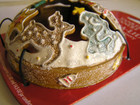 Yankee Candle Frosted Gingerbread Reindeer Tree Cookies Illuma Lid Topper  new