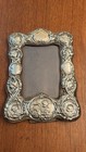 Vintage Kfl Sterling Silver Repouss   Photo Frame - Reynolds  Angels - 8 5  X 6 