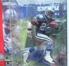 Mcfarlane Emmitt Smith Nfl Series 1 Cowboys Hof Rb Dirty Blue Variant Figure New