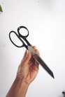 Vintage Wiss Inlaid Steel Scissors - Newark Nj Usa - Industrial Sewing Shears