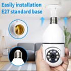 Bulb 2mp E27 Wifi Camera 4 Digital Zoom Video Full Color Night Vision