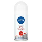 Nivea Dry Comfort Anti Perspirant Roll On Deodorant 50ml Alco-free Pack Of 3