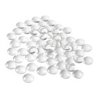 60 Clear Glass Dome Cabochons - 1  Round Tiles For Jewelry  Pendants   Crafts