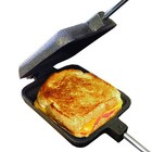 Rome Original  1705 Square Pie Iron Cast Iron Campfire Sandwich Cooker