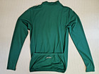 Men s Long Sleeve Cycling Jersey Green Size Medium